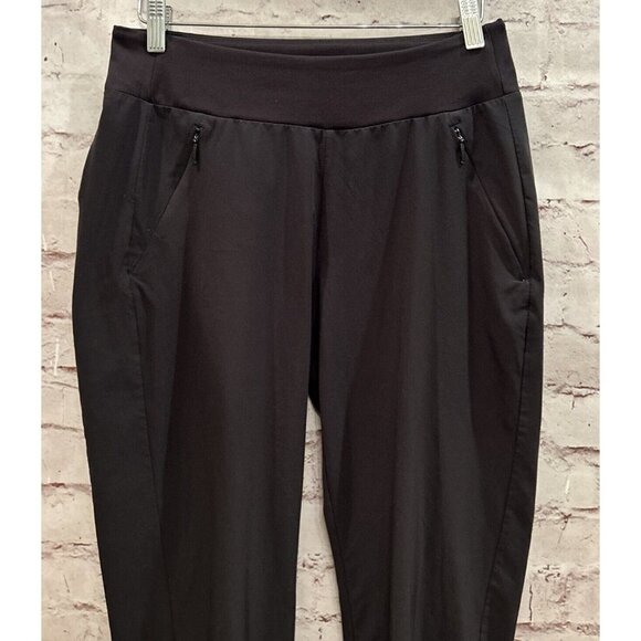 Athleta Black Soho Jogger Pant Pockets Ankle Size 4 Style 76253 - Picture 2 of 4